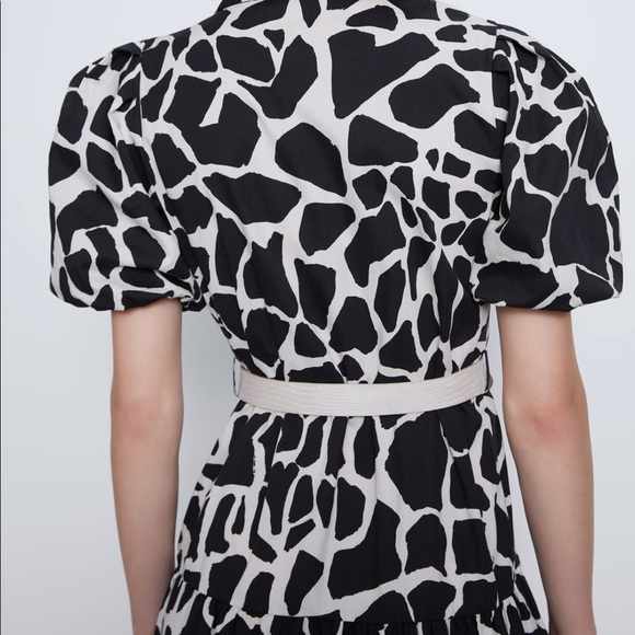 🆕Zara Animal Print Dress Sz M - Picture 7 of 9